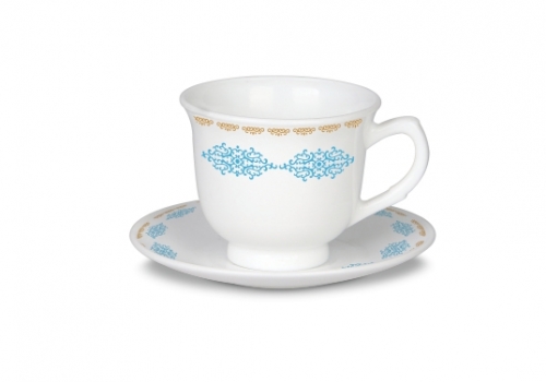 Conjunto de xícaras opaline modelo 3