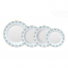 Pratos decorados opaline modelo 3